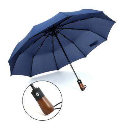 Wood Handle Fold Golf Umbrella